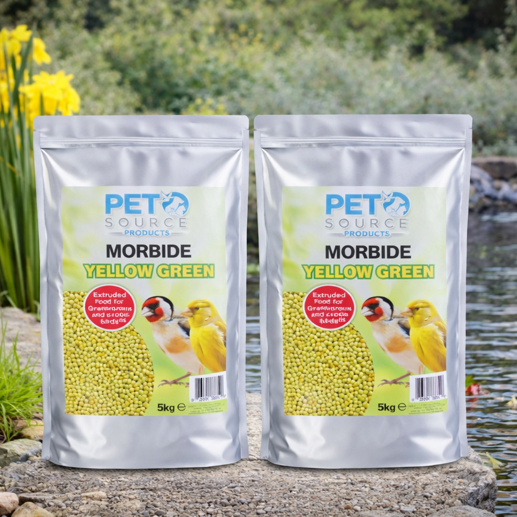 Pet Source Morbide White or Green/Yellow Bundle- 2x 5kg