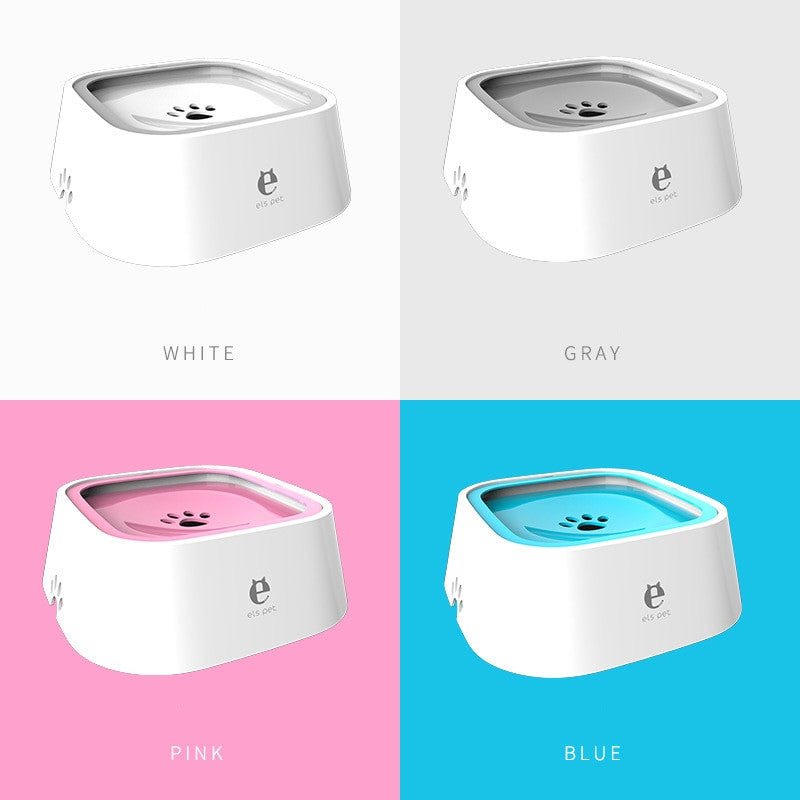 Dog & Cat Anti-Overflow Plastic Water Bowl – Spill-Proof Pet Feeder